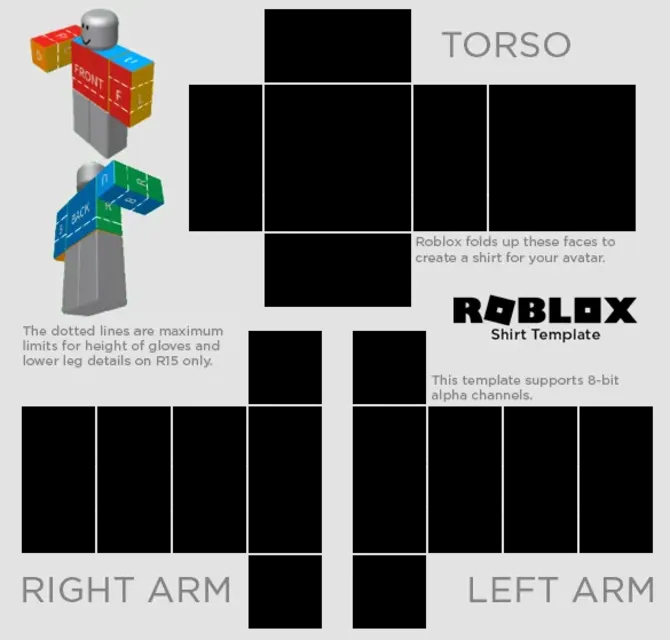 Roblox Shirt Making Template H ng D n Chi Ti t T o o Roblox c o